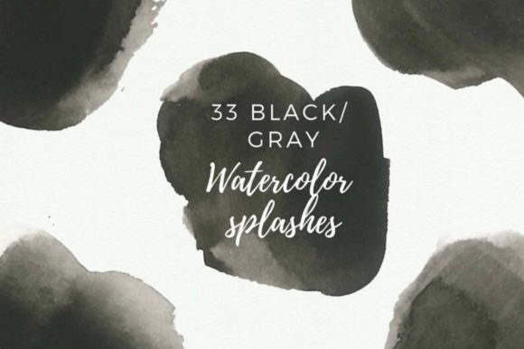 Black Watercolor Splash Clipart: A Crafter’s Honest Review for Real Projects