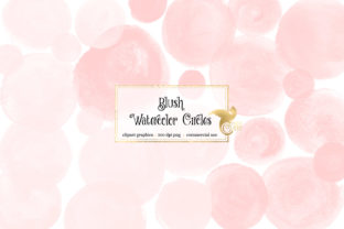 Blush Pink Watercolor Circles: A Soft, Feminine Illustration for Blog & Editorial Design