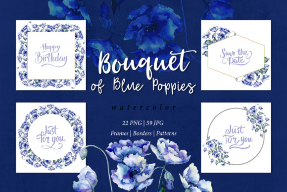 Bouquet of Blue Poppies Watercolor Set: A Designer’s Real-World Review