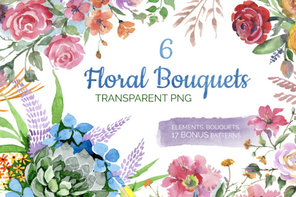 Bouquet of Flowers Bright Dreams Watercolor: A Fresh Illustration for Modern Branding