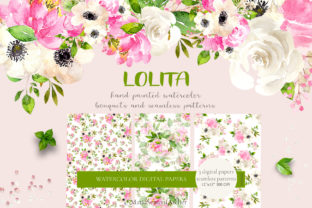 Lolita Watercolor Spring Flowers Illustrations Bring Soft Charm to Local Branding
