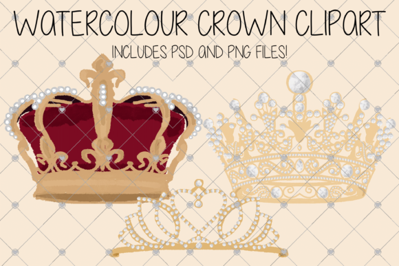Queen, Crowns, King, Royal, Watercolour Illustrations: A Brand Designer’s Honest Review
