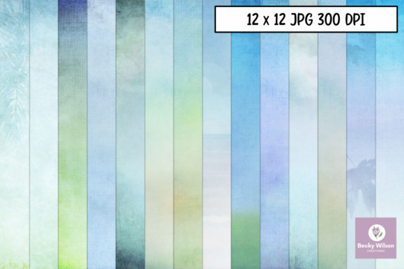 Summer Watercolors Paper Pack: Backgrounds for Crafters