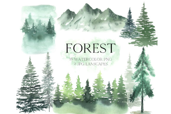 Watercolor Forest Tree Clipart: A Designer’s Real-World Review
