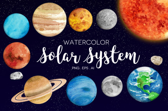 Watercolor Solar System Clipart: A Designer’s Real-World Embroidery Review