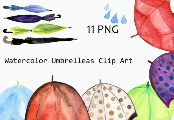 Watercolor Umbrellas Clip Art: A Designer’s Honest Review for Real Embroidery Use